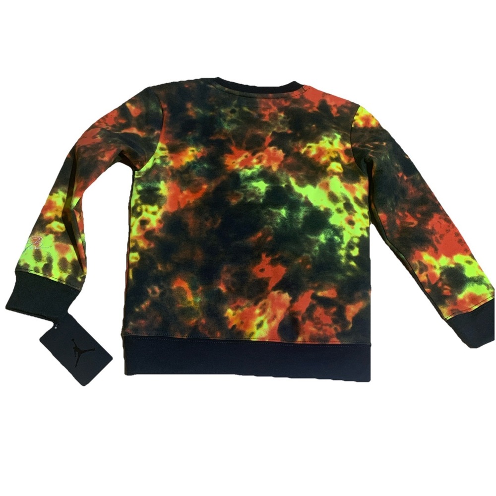 NIke Air Jordan Boy's Tie-Dye Sweatshirt Size Medium/6 NWT - Picture 2 of 8